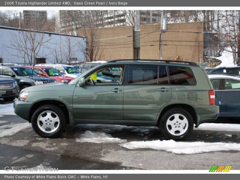 Oasis Green Pearl / Ivory Beige 2006 Toyota Highlander Limited 4WD