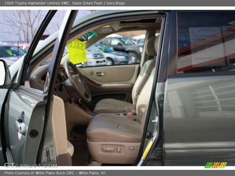 Oasis Green Pearl / Ivory Beige 2006 Toyota Highlander Limited 4WD