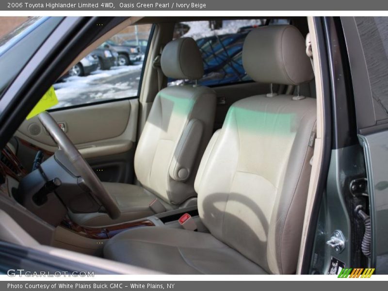 Oasis Green Pearl / Ivory Beige 2006 Toyota Highlander Limited 4WD