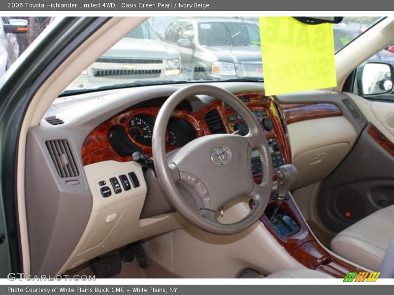 Oasis Green Pearl / Ivory Beige 2006 Toyota Highlander Limited 4WD