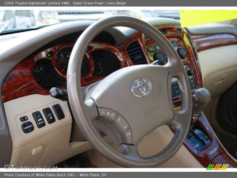 Oasis Green Pearl / Ivory Beige 2006 Toyota Highlander Limited 4WD