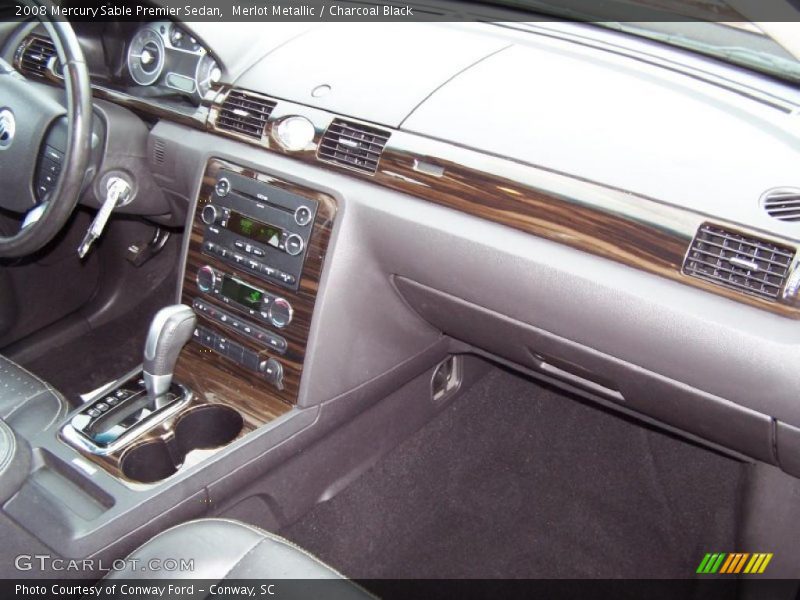 Merlot Metallic / Charcoal Black 2008 Mercury Sable Premier Sedan