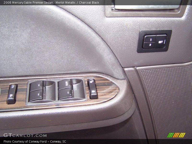 Merlot Metallic / Charcoal Black 2008 Mercury Sable Premier Sedan