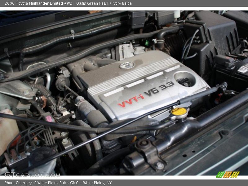 Oasis Green Pearl / Ivory Beige 2006 Toyota Highlander Limited 4WD