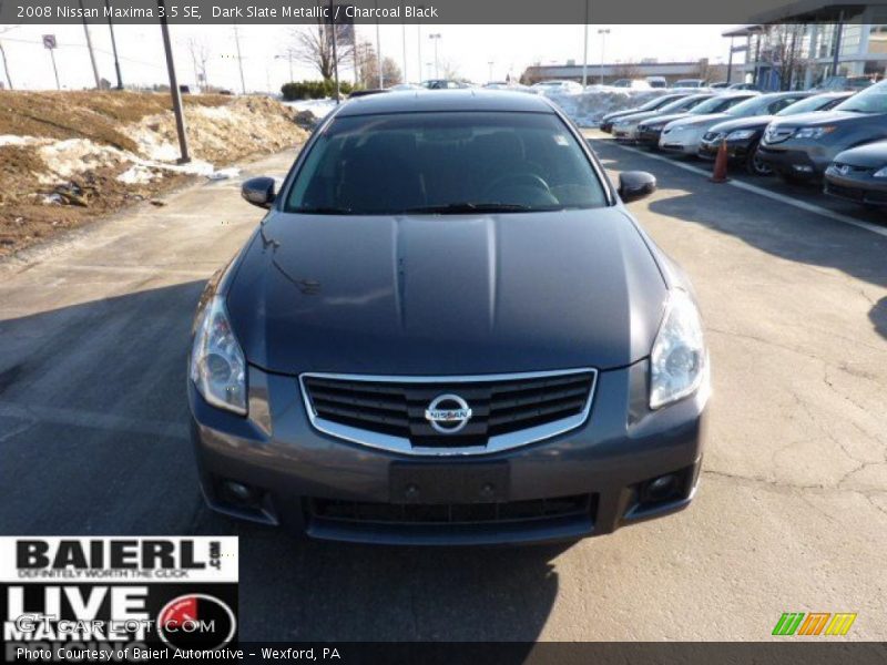 Dark Slate Metallic / Charcoal Black 2008 Nissan Maxima 3.5 SE
