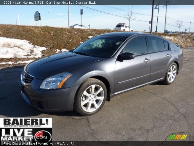 Dark Slate Metallic / Charcoal Black 2008 Nissan Maxima 3.5 SE