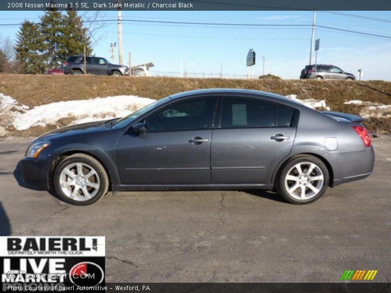 Dark Slate Metallic / Charcoal Black 2008 Nissan Maxima 3.5 SE