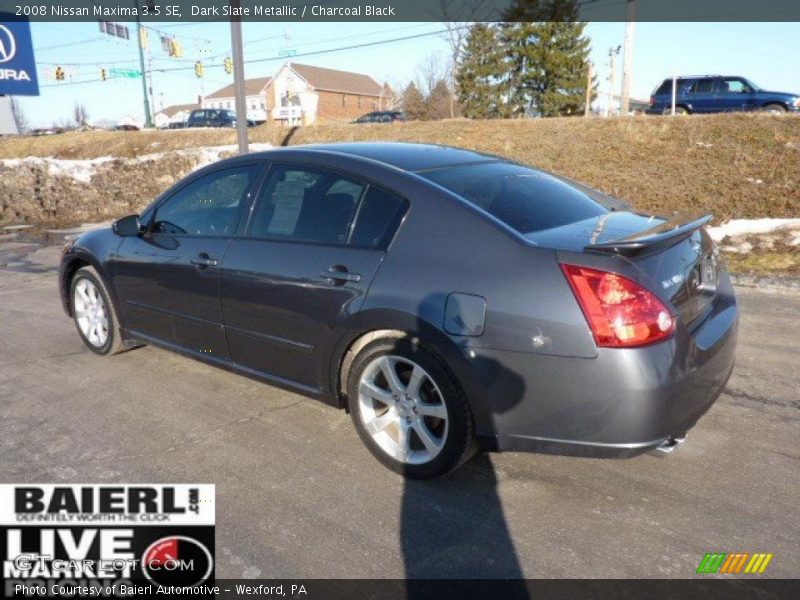 Dark Slate Metallic / Charcoal Black 2008 Nissan Maxima 3.5 SE
