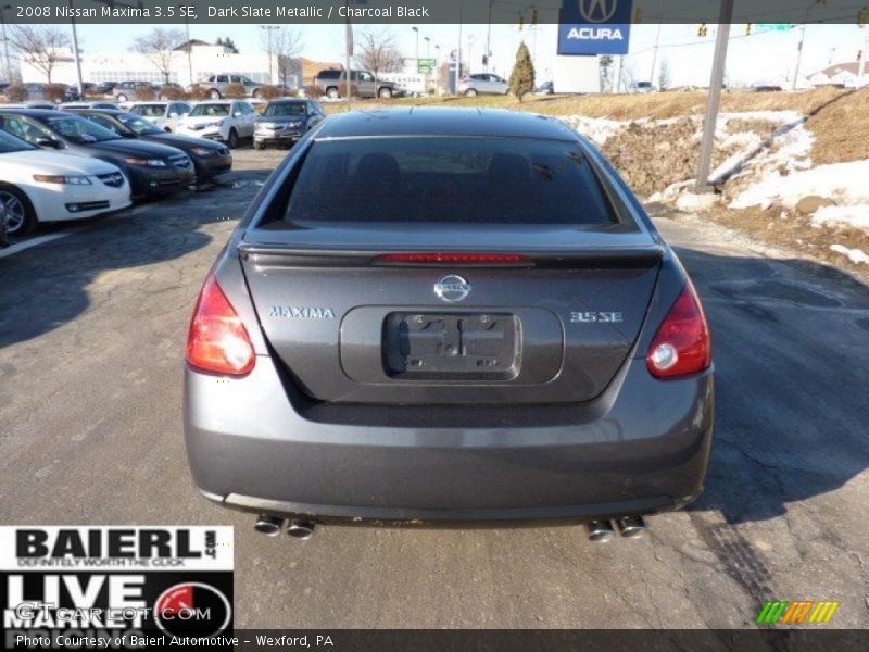 Dark Slate Metallic / Charcoal Black 2008 Nissan Maxima 3.5 SE