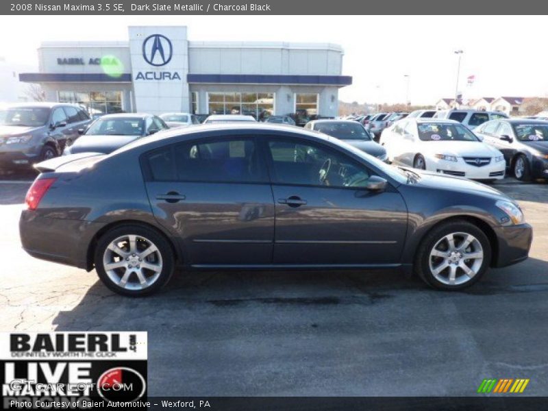 Dark Slate Metallic / Charcoal Black 2008 Nissan Maxima 3.5 SE
