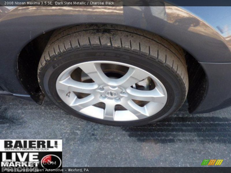 Dark Slate Metallic / Charcoal Black 2008 Nissan Maxima 3.5 SE