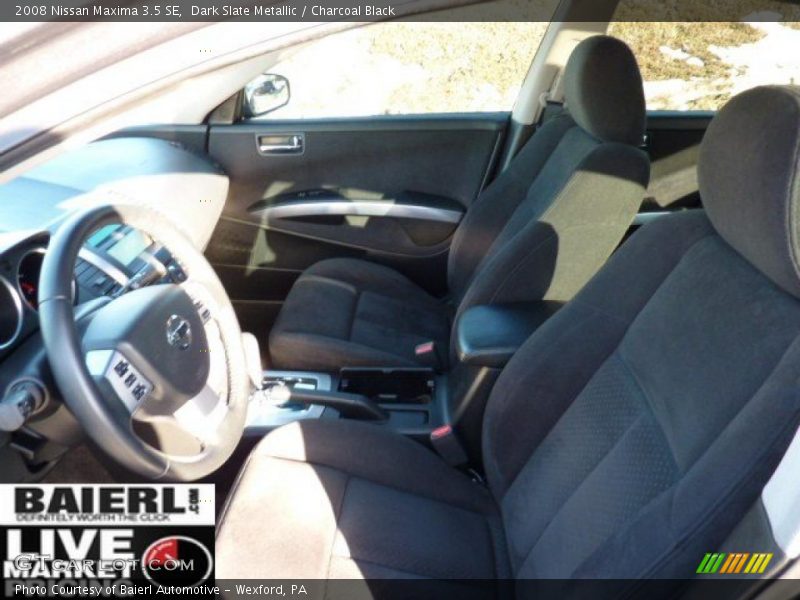 Dark Slate Metallic / Charcoal Black 2008 Nissan Maxima 3.5 SE