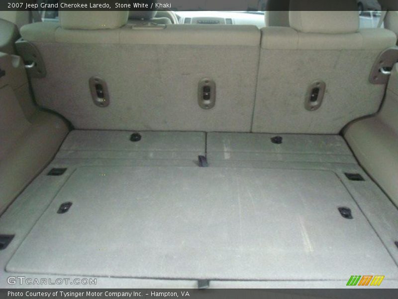 Stone White / Khaki 2007 Jeep Grand Cherokee Laredo