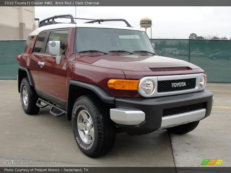 Brick Red / Dark Charcoal 2010 Toyota FJ Cruiser 4WD