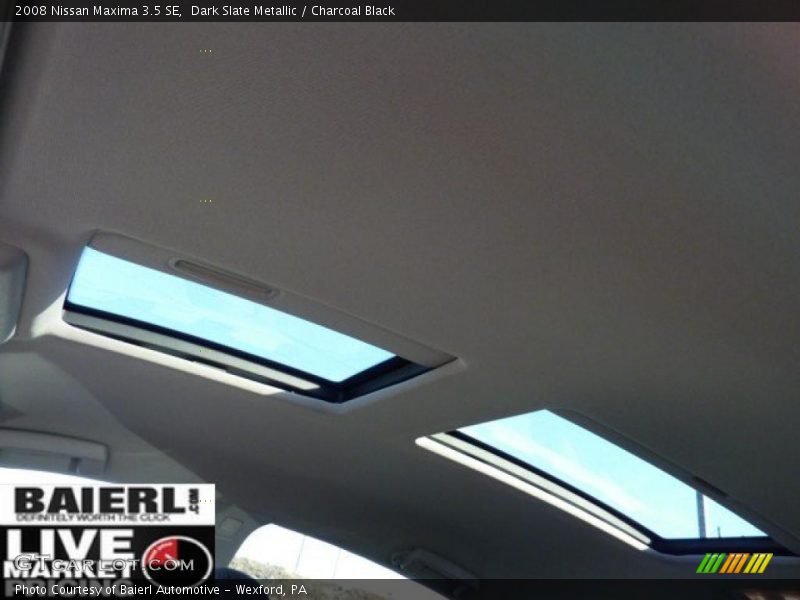 Dark Slate Metallic / Charcoal Black 2008 Nissan Maxima 3.5 SE