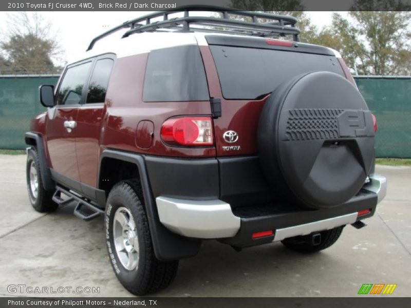 Brick Red / Dark Charcoal 2010 Toyota FJ Cruiser 4WD