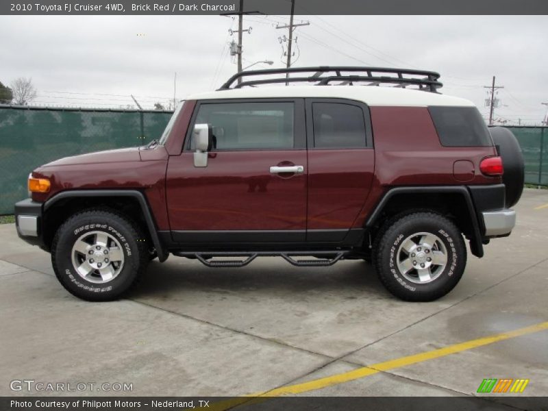 Brick Red / Dark Charcoal 2010 Toyota FJ Cruiser 4WD