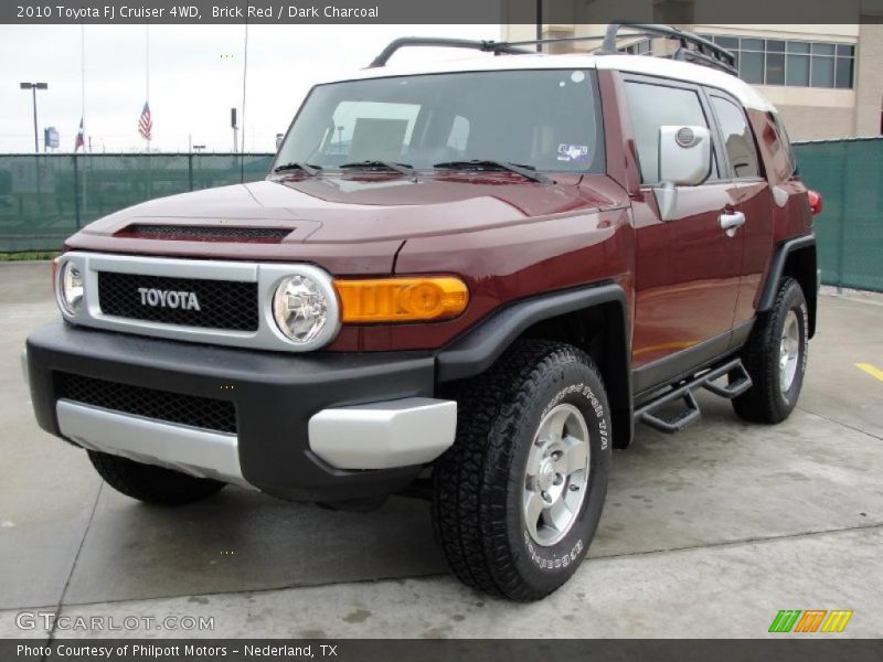 Brick Red / Dark Charcoal 2010 Toyota FJ Cruiser 4WD