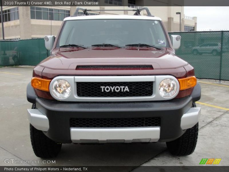 Brick Red / Dark Charcoal 2010 Toyota FJ Cruiser 4WD