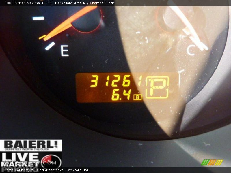 Dark Slate Metallic / Charcoal Black 2008 Nissan Maxima 3.5 SE