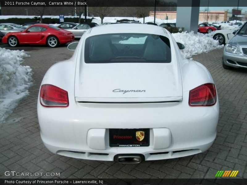Carrara White / Black 2011 Porsche Cayman