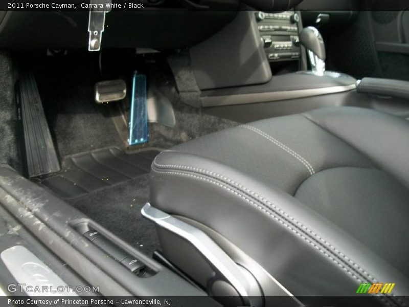 Carrara White / Black 2011 Porsche Cayman