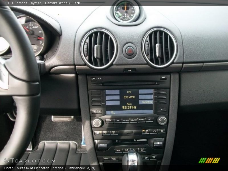 Carrara White / Black 2011 Porsche Cayman