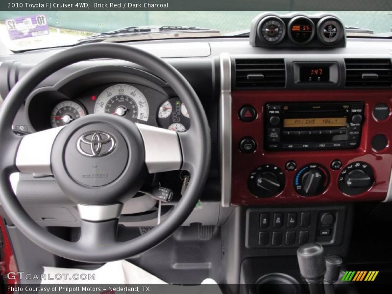 Brick Red / Dark Charcoal 2010 Toyota FJ Cruiser 4WD