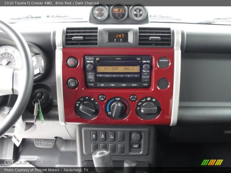 Brick Red / Dark Charcoal 2010 Toyota FJ Cruiser 4WD