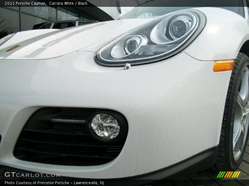 Carrara White / Black 2011 Porsche Cayman
