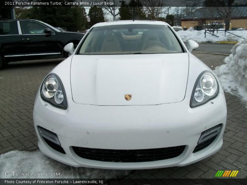 Carrara White / Luxor Beige 2011 Porsche Panamera Turbo