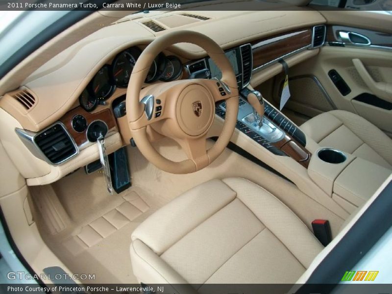 Luxor Beige Interior - 2011 Panamera Turbo 