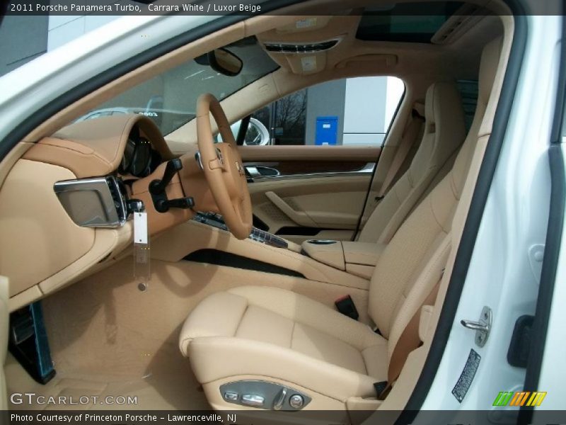  2011 Panamera Turbo Luxor Beige Interior