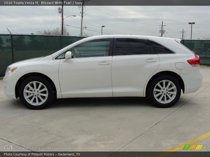 Blizzard White Pearl / Ivory 2010 Toyota Venza I4