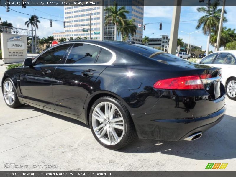 Ebony Black / Barley/Truffle 2009 Jaguar XF Luxury