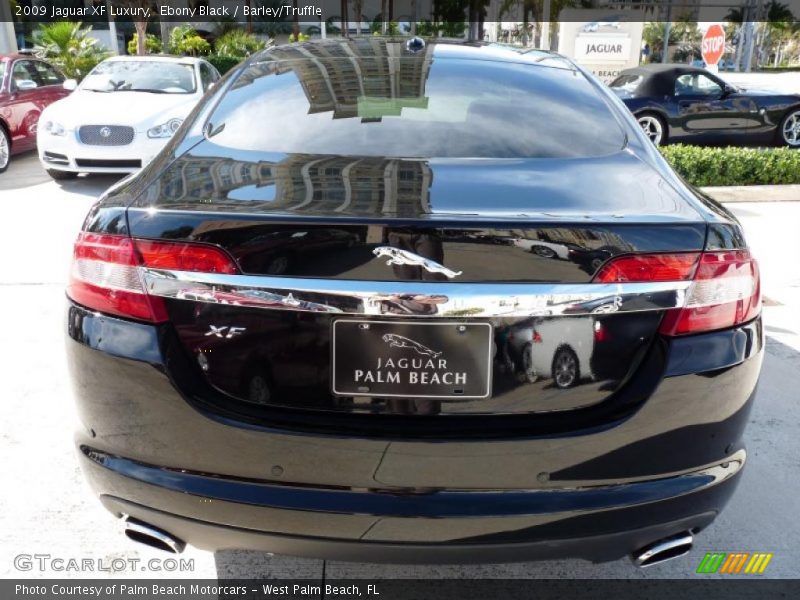Ebony Black / Barley/Truffle 2009 Jaguar XF Luxury