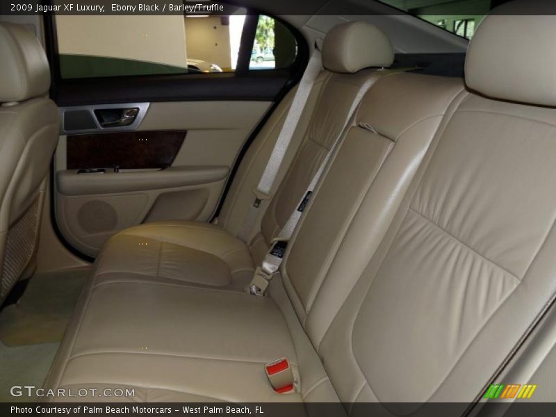 Ebony Black / Barley/Truffle 2009 Jaguar XF Luxury