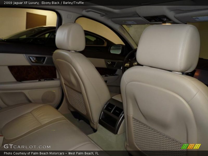 Ebony Black / Barley/Truffle 2009 Jaguar XF Luxury