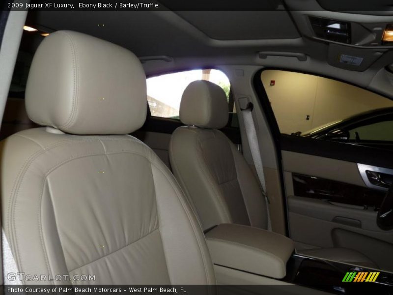 Ebony Black / Barley/Truffle 2009 Jaguar XF Luxury