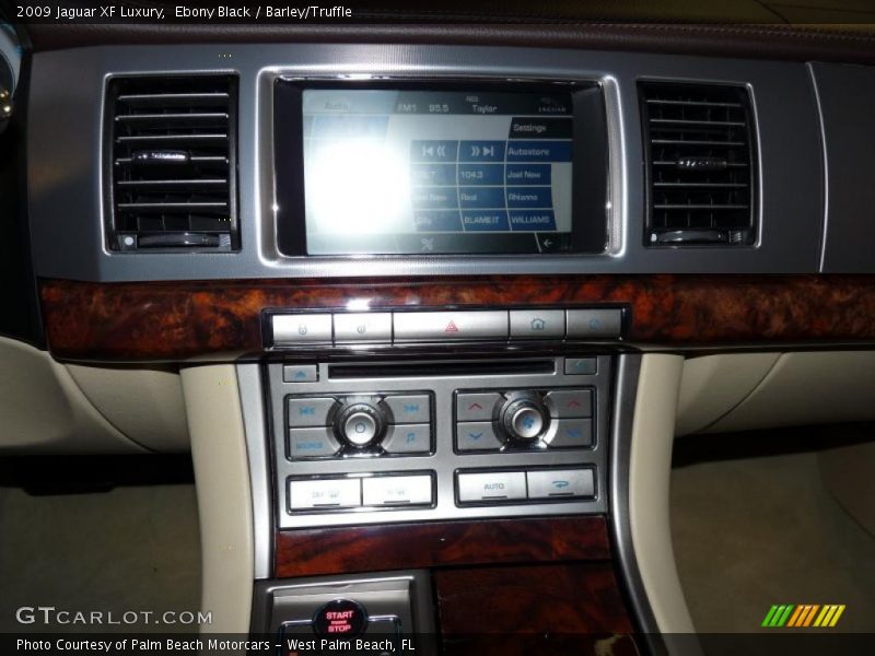 Ebony Black / Barley/Truffle 2009 Jaguar XF Luxury