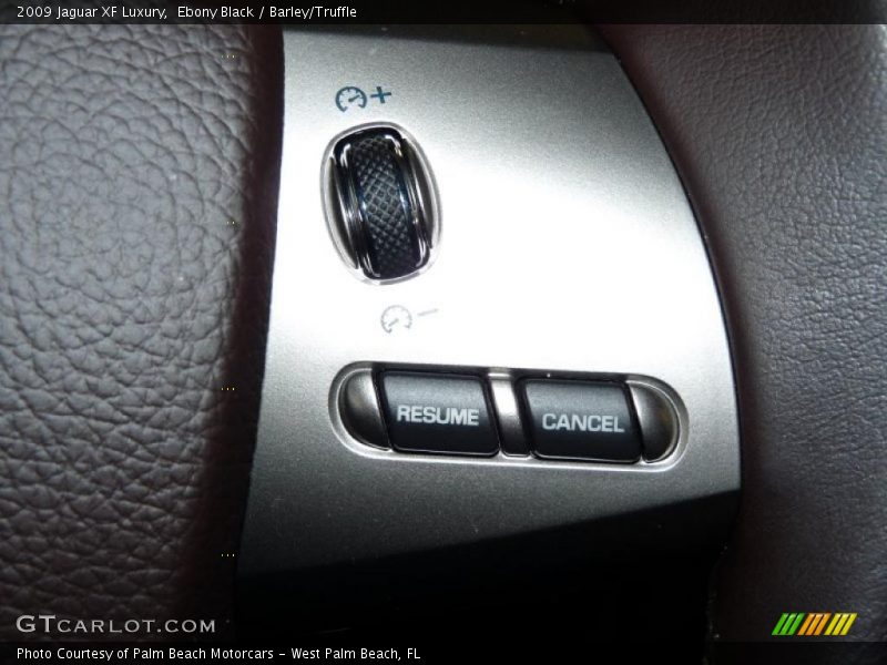 Ebony Black / Barley/Truffle 2009 Jaguar XF Luxury