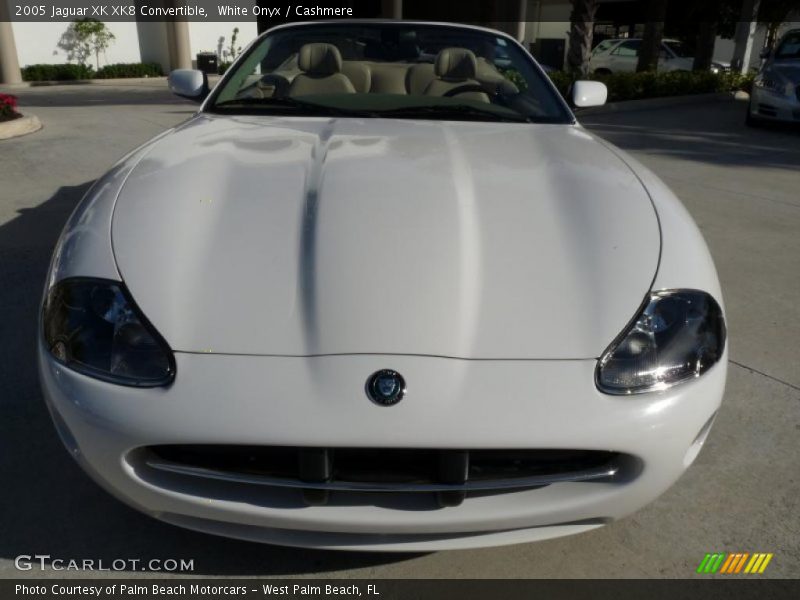 White Onyx / Cashmere 2005 Jaguar XK XK8 Convertible