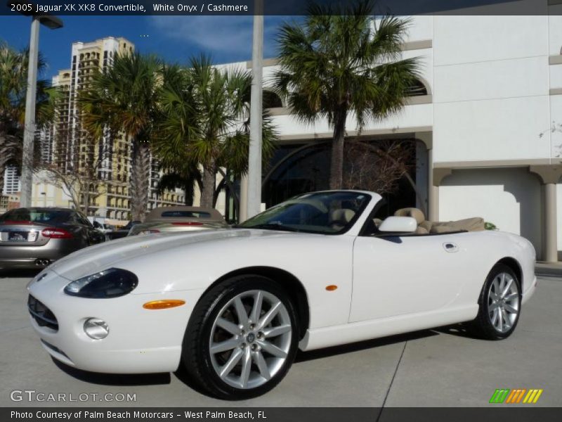 White Onyx / Cashmere 2005 Jaguar XK XK8 Convertible