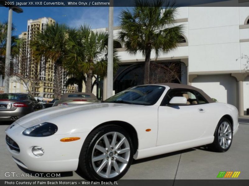 White Onyx / Cashmere 2005 Jaguar XK XK8 Convertible