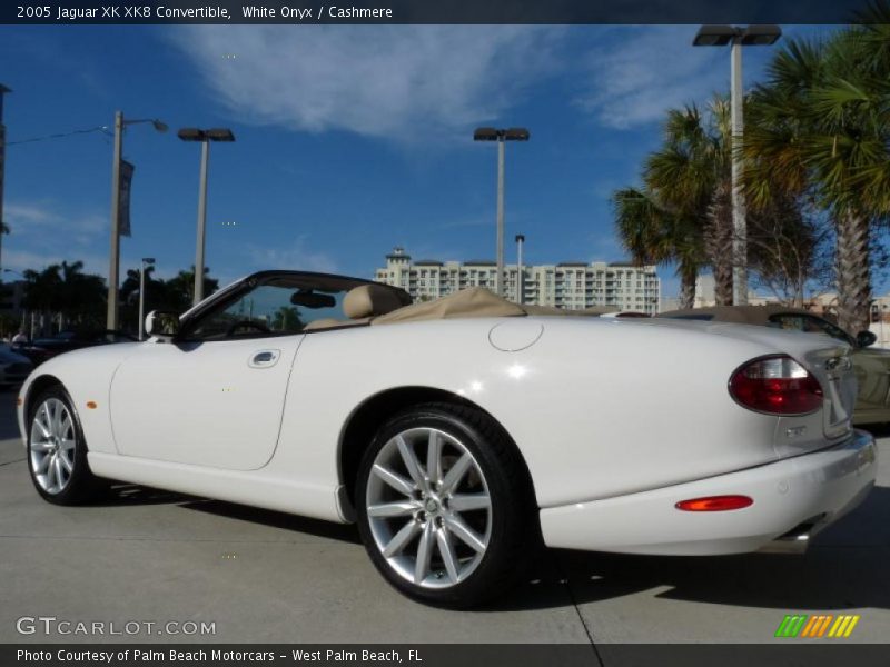 White Onyx / Cashmere 2005 Jaguar XK XK8 Convertible