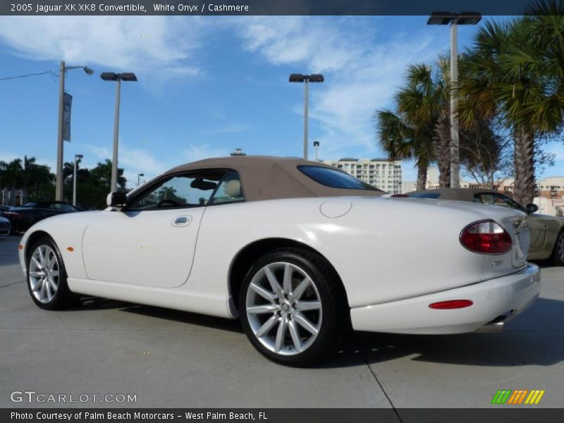 White Onyx / Cashmere 2005 Jaguar XK XK8 Convertible