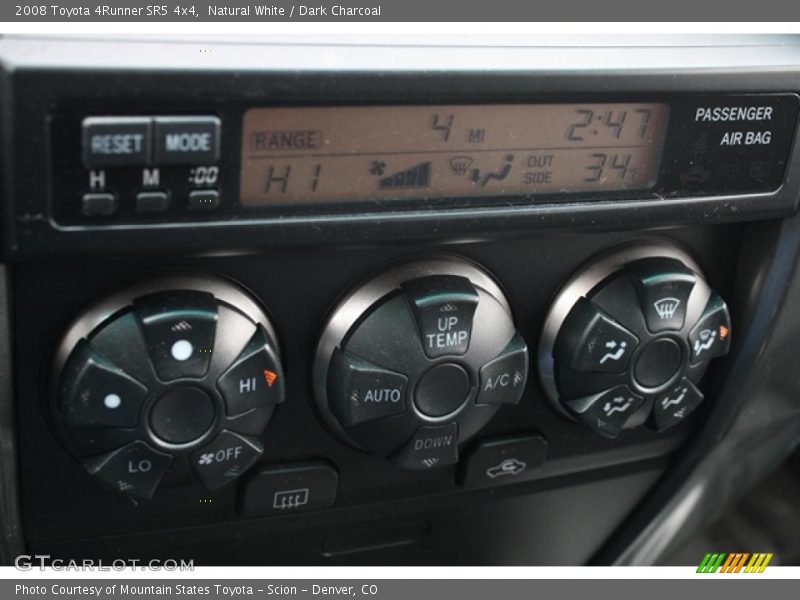 Natural White / Dark Charcoal 2008 Toyota 4Runner SR5 4x4