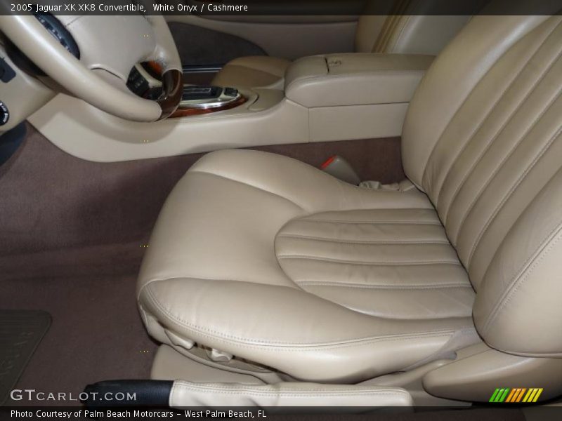 White Onyx / Cashmere 2005 Jaguar XK XK8 Convertible