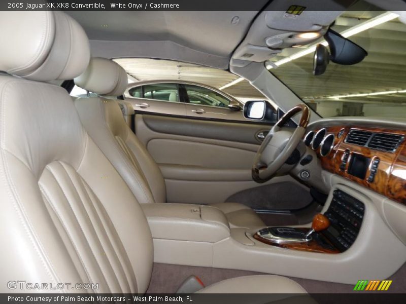 White Onyx / Cashmere 2005 Jaguar XK XK8 Convertible