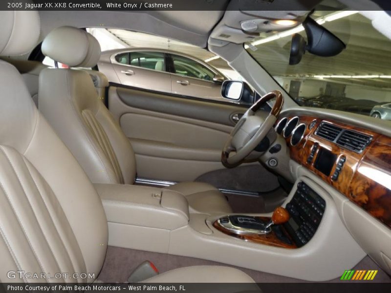 White Onyx / Cashmere 2005 Jaguar XK XK8 Convertible